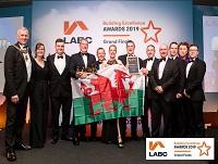 Image of people at award ceremony