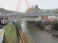 Bailey bridge replaced