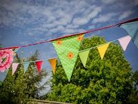 Image of bunting for a street party Image of bunting for a street party
