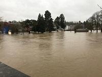 Image of Builth Wells flooding Image of Builth Wells flooding