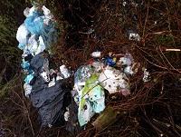 Image of fly-tipping in Machynlleth Image of fly-tipping in Machynlleth