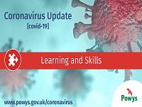 Image of English Covid-19 Learning and Skills logo