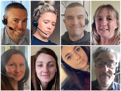 Image of council staff making phone calls
