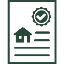 Building approval icon