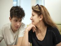 Image of a foster carer and young person Image of a foster carer and young person