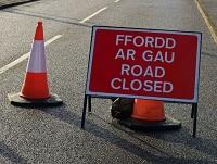 Image of a road closed sign