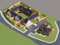Artist impression of the new Cae Glas development in Welshpool