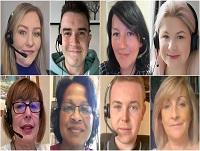 Powys County Council staff making welfare calls
