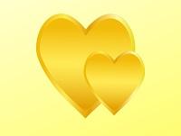 Yellow hearts