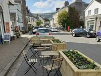 Image of planters on a street in Newtown