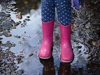 Image of young person in wellies
