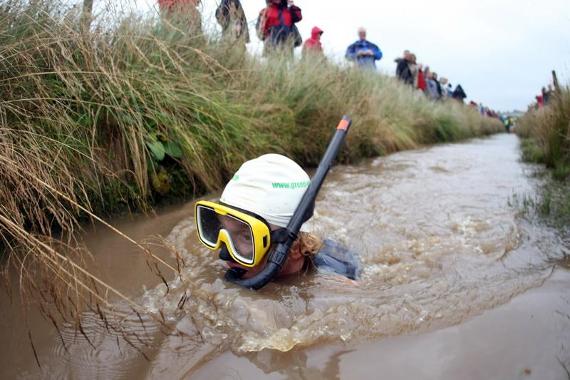 Image of someone bog snorkelling
