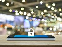 Image of a laptop and padlock symbol