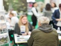 Image of people attending a job fair