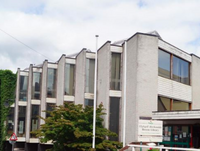 Image of the old library in Brecon