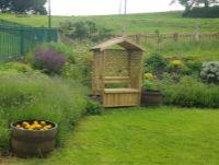 Image of the wildlife garden in Knighton