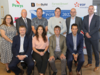Image of people at launch of Powys Business Awards 2022