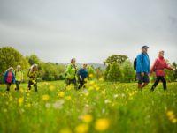 Image of people walking in the countryside