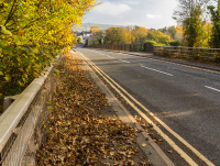 Image of a road in Powys