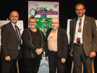 Image of the four council leaders from Herefordshire, Shropshire, Monmouthshire and Powys