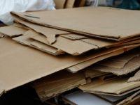 Image of cardboard ready to be recycled