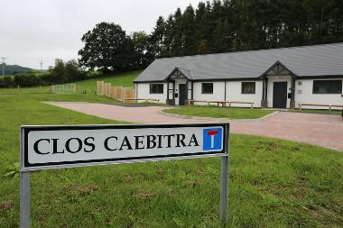 Arwydd Clos Caebitra 