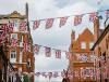 Image of union jack bunting in the street
