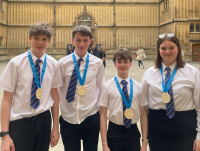 Image of pupils from Brecon High School