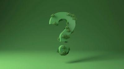 A Green Question Mark