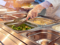 Image of school meals being served