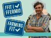 Image of a man with text saying Farming Fit