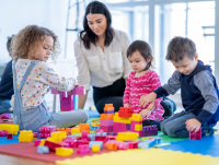 Children playing in a nursery