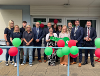 Image of Welsh Government Minister with representatives from Powys County Council