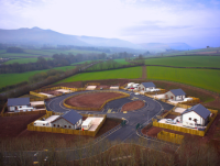 The King's Meadow Gypsy and Traveller site in Brecon