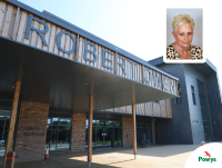 Image of Ysgol Robert Owen and Cllr Joy Jones