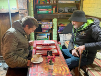 The Cross Keys community hub in Llanfyllin being used as a warm space. 