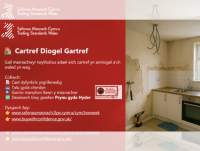 Delwedd o gyngor Cartref Diogel
