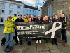 Last year's White Ribbon Day walk in Brecon