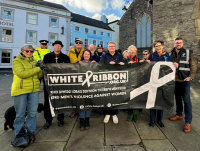 Last year's White Ribbon Day walk in Brecon
