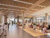 An artist's impression of the interior of the new health and wellbeing hub in Newtown