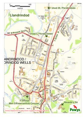 Llandrindod Wells map