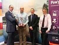 Image of the recycling award presentation