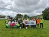 Image of turf cutting at Sennybridge School