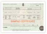 Image of a death certificate Image of a death certificate