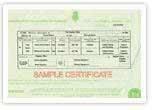 Image of a wedding certificate Image of a wedding certificate