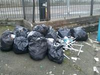 Image of fly tipping in Knighton