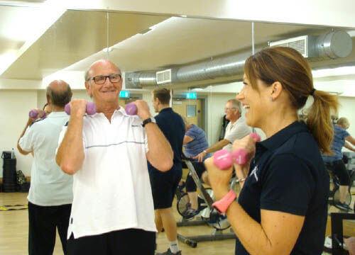 Image of someone taking part in a NERS cardio-rehab session Image of someone taking part in a NERS cardio-rehab session
