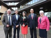 Image of officials at the Mid Wales growth meeting Image of officials at the Mid Wales growth meeting