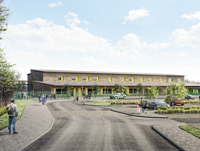 Artists impression of the new Welshpool school