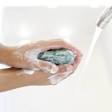 Image of soapy hands Image of soapy hands